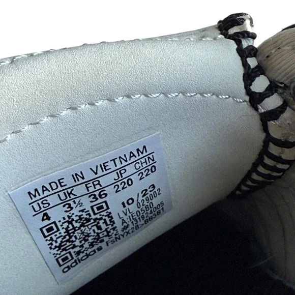 Adidas X Wales Bonner Samba Pony Tonal Core Black IE0580 Women's 5.5 Mens 4 - Picture 6 of 12